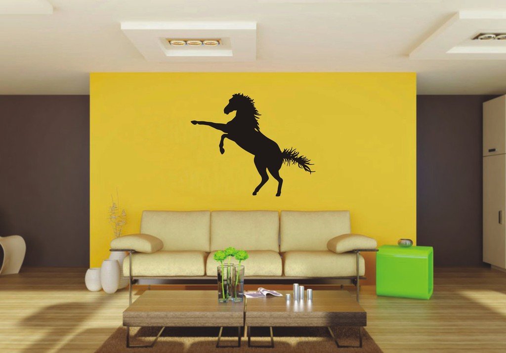 Picniva Horse Sty23 Vinyl Wall Decal, Approx 22 x 18.33 in, Removable