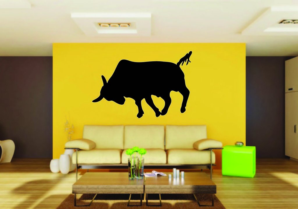 Picniva Cattle Sty28 Vinyl Wall Decal, Approx 22 x 15.4 in, Removable