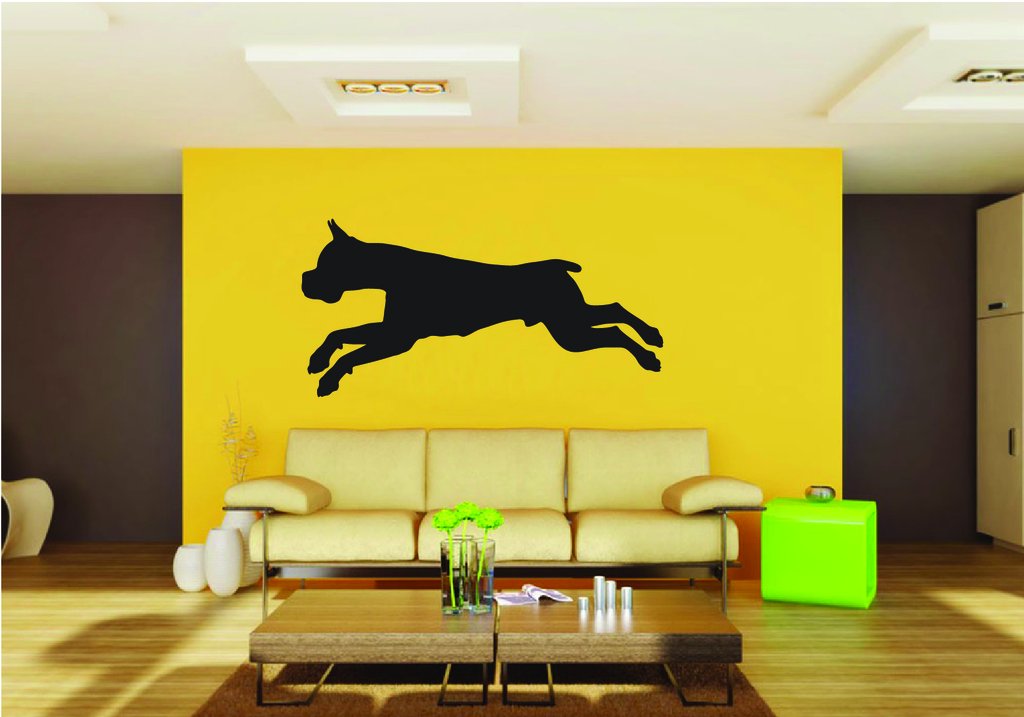 Picniva Boxer Dog Style 28 Removable Vinyl Wall Decal