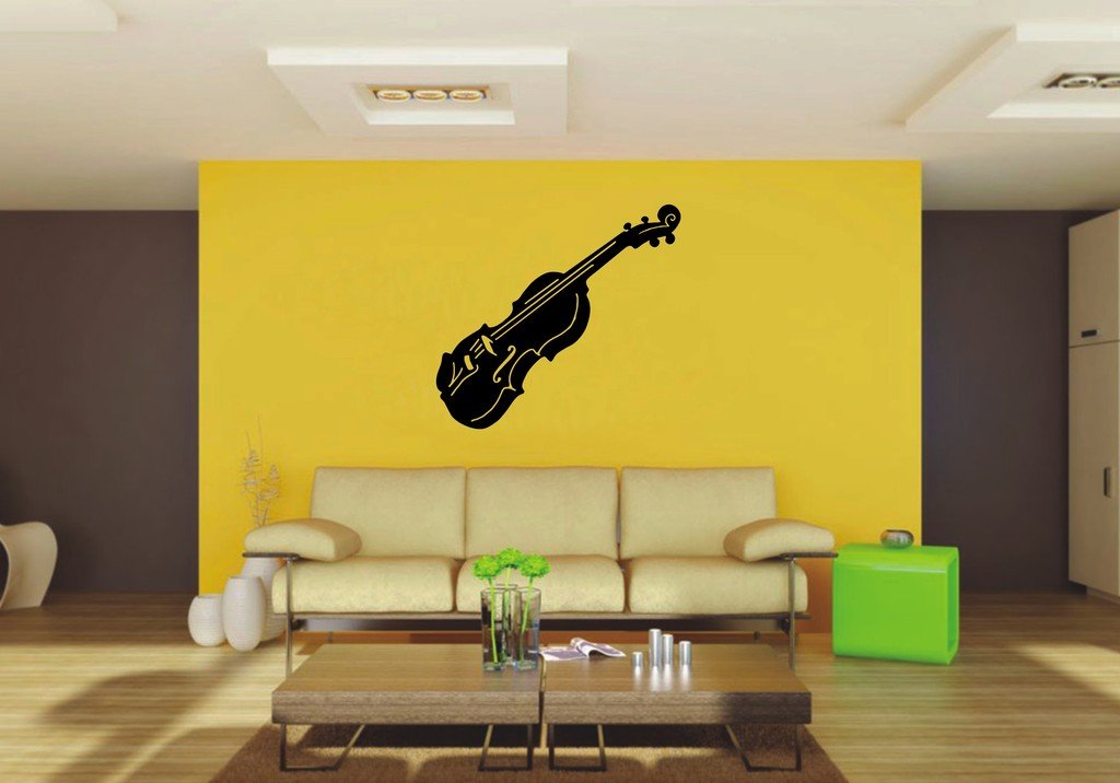 Picniva 22x20.21 Fiddle Style 2 Vinyl Wall Decal Music Decor