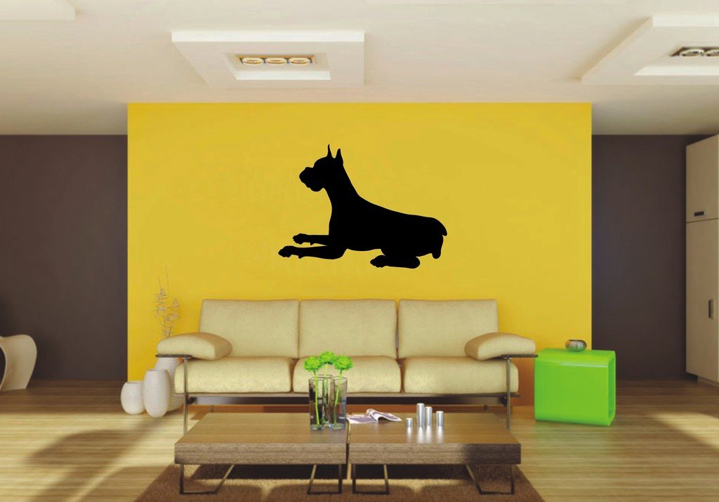 Picniva 22x16.23 Boxer Style 6 Vinyl Wall Decal Dog Breed