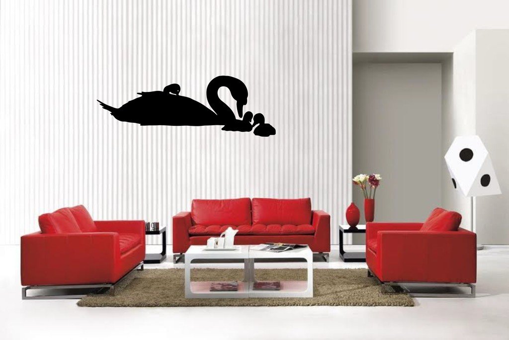 Picniva Swan Style1 Wall Decal Removable Home Decor
