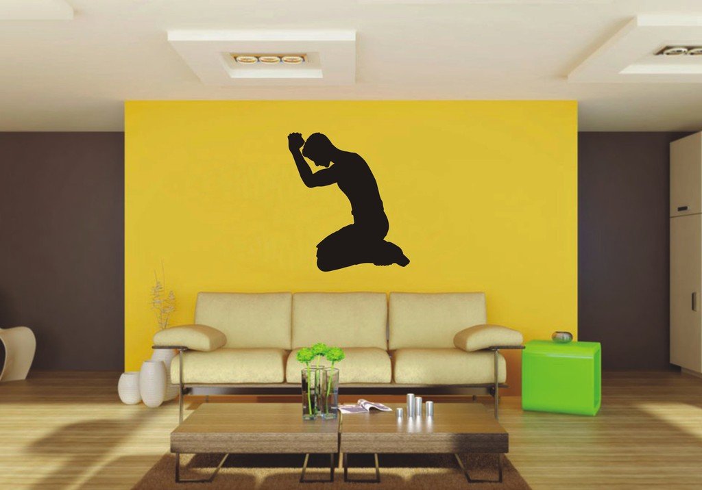 Picniva Man Sty9 Vinyl Wall Decal, Approx 22 x 25.11 in, Removable
