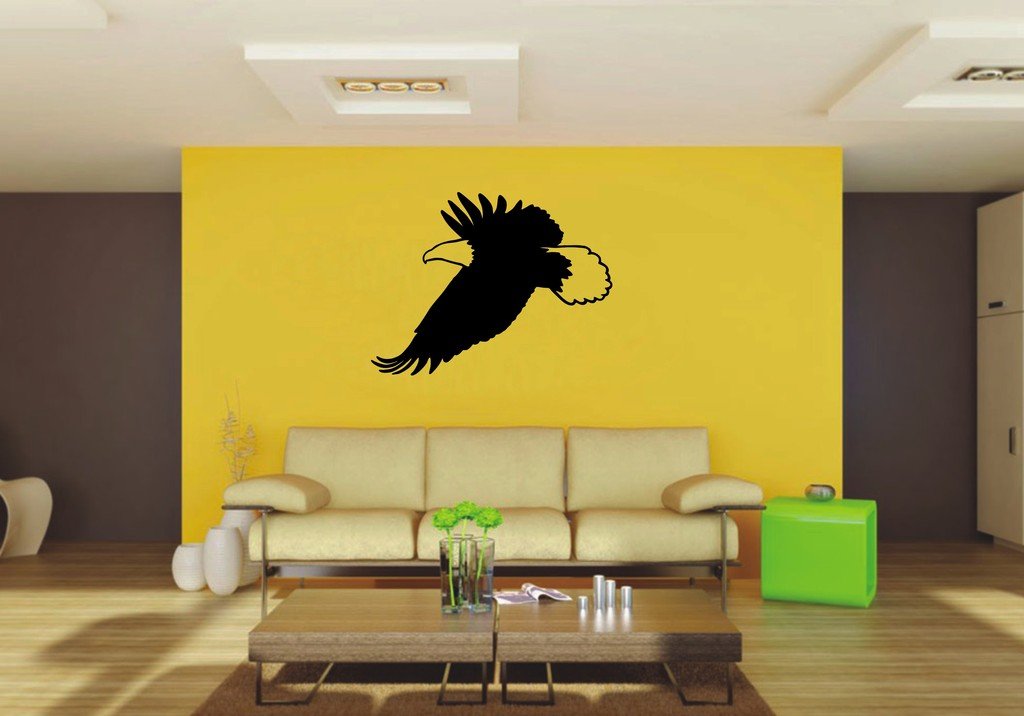 Picniva Eagle Sty20 Vinyl Wall Decal, Approx 22 x 16.72 in, Home Decor