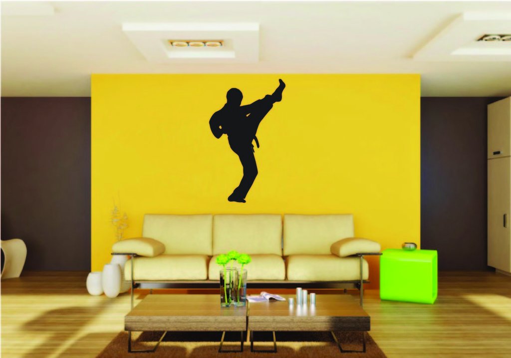 Picniva Fighting Sport Style 2 Removable Vinyl Wall Decal