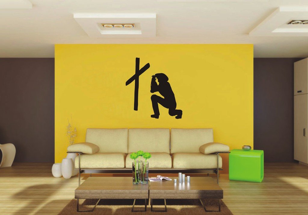Picniva Cowboy Sty18 Vinyl Wall Decal, Approx 22 x 23.86 in, Removable