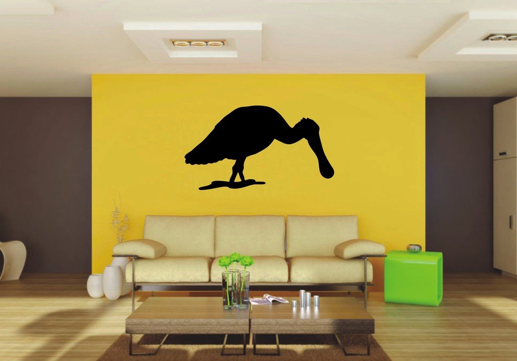 Picniva Crane Sty7 Vinyl Wall Decal, Approx 22 x 12.44 in, Home Decor