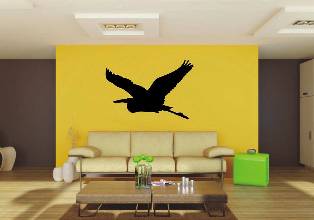 Picniva Pelican Sty1 Vinyl Wall Decal, Approx 22 x 14.95 in, Removable