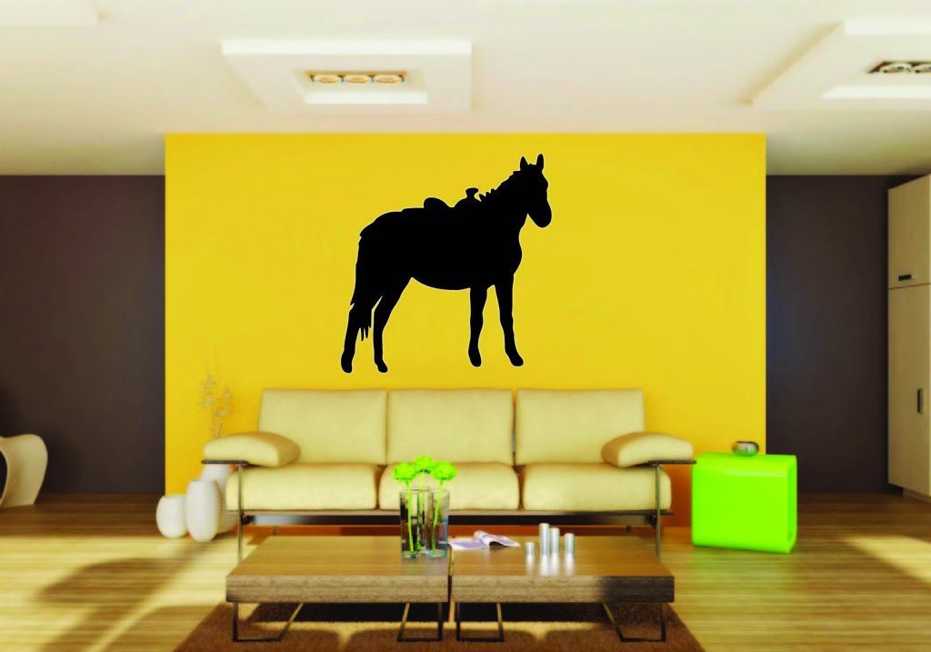 Picniva Western Horse Style 101 Removable Vinyl Wall Decal