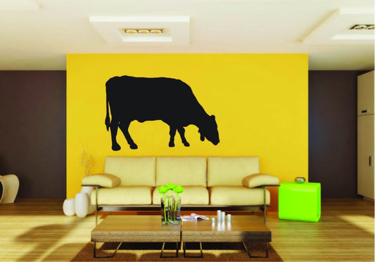 Picniva Cow Sty20 Vinyl Wall Decal, Approx 22 x 14.72 in, Removable