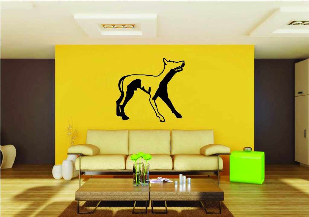 Picniva Doberman Dog Style 24 Removable Vinyl Wall Decal