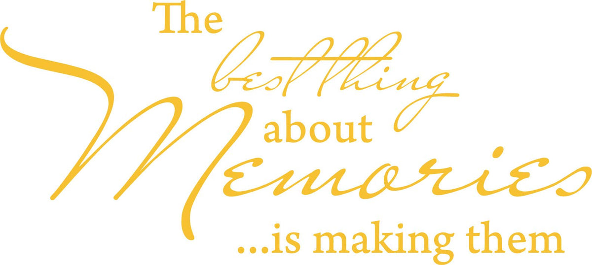Decaltor Making Memories Quote Wall Decal