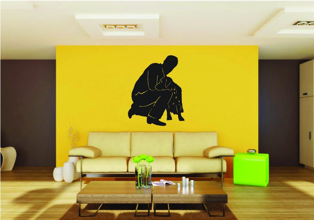 Picniva Dog Style 11 Removable Vinyl Wall Decal