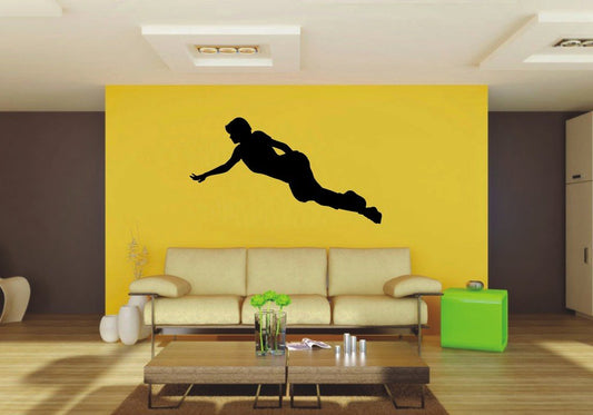 Picniva 22x12.17 Laying Style 1 Vinyl Wall Decal Figure