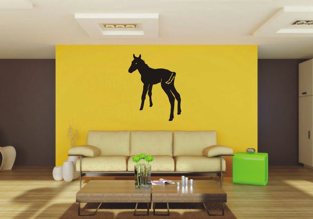 Picniva Horse Sty10 Vinyl Wall Decal, Approx 22 x 27.91 in, Removable
