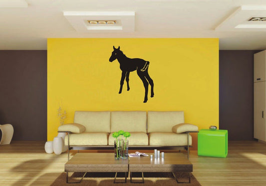 Picniva Horse Sty10 Vinyl Wall Decal, Approx 22 x 27.91 in, Removable
