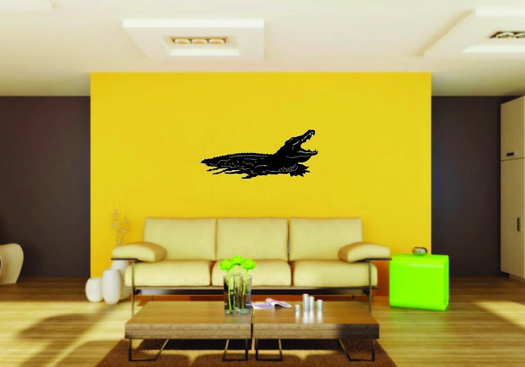 Picniva Alligator Style 1 Removable Vinyl Wall Decal