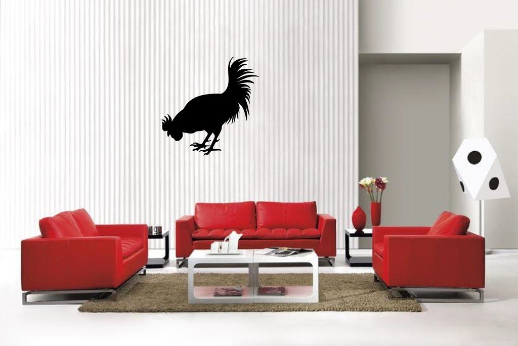 Picniva Rooster Style1 Wall Decal Removable Home Decor