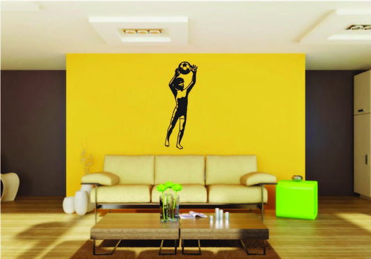 Picniva Soccer Boy Style 3 Removable Vinyl Wall Decal