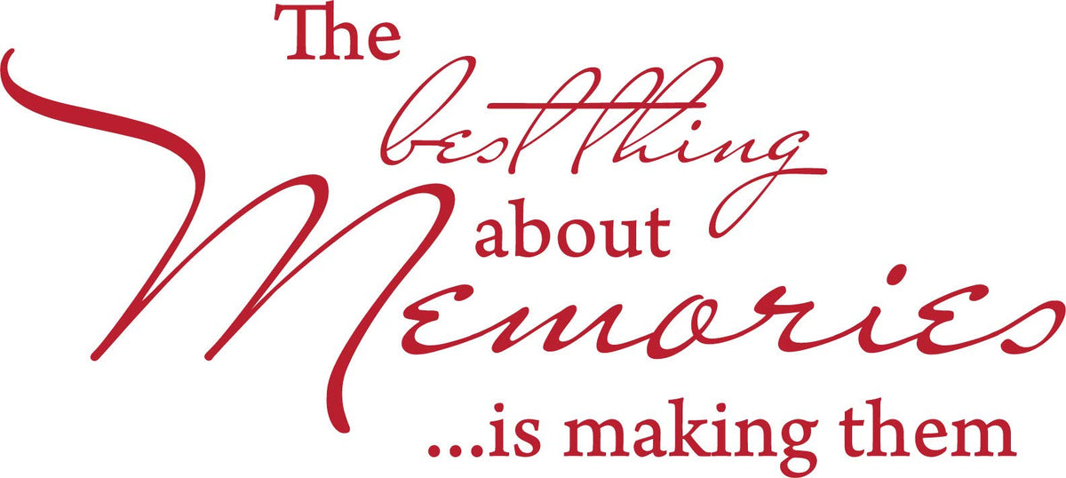 Decaltor Making Memories Quote Wall Decal