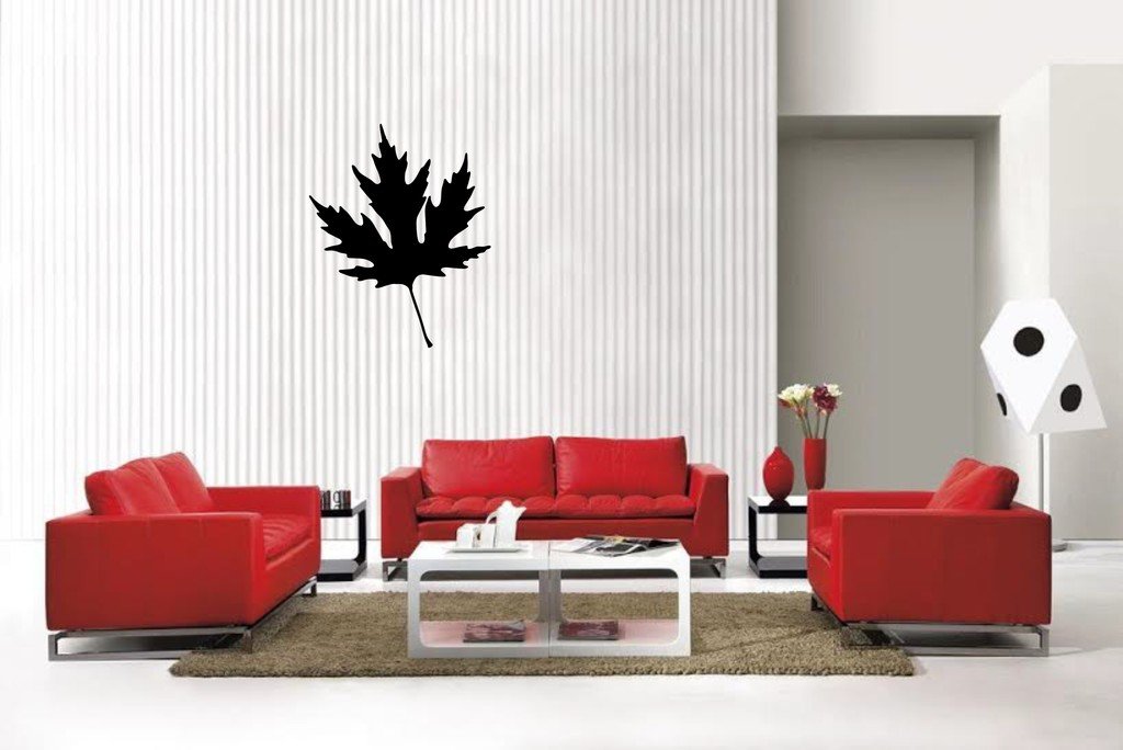 Picniva Leaf Style8A Wall Decal Removable Home Decor