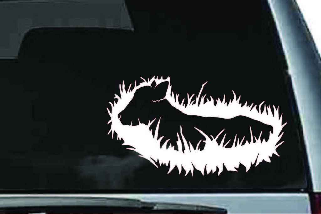 Picniva Cow Sty71 Vinyl Car Window Decal, Approx 5 in
