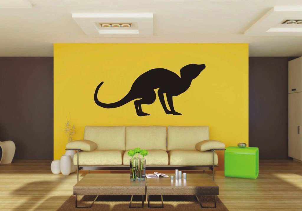 Picniva Meerkat Style 12 Removable Vinyl Wall Decal Wildlife Safari Decor