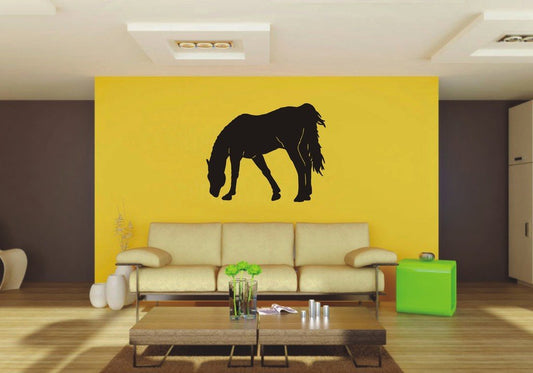 Picniva Horse Sty1 Vinyl Wall Decal, Approx 22 x 18.21 in, Removable