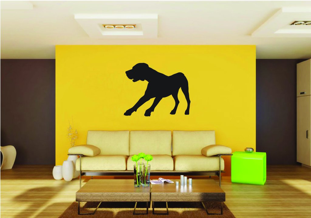 Picniva Hound Dog Style 22 Removable Vinyl Wall Decal