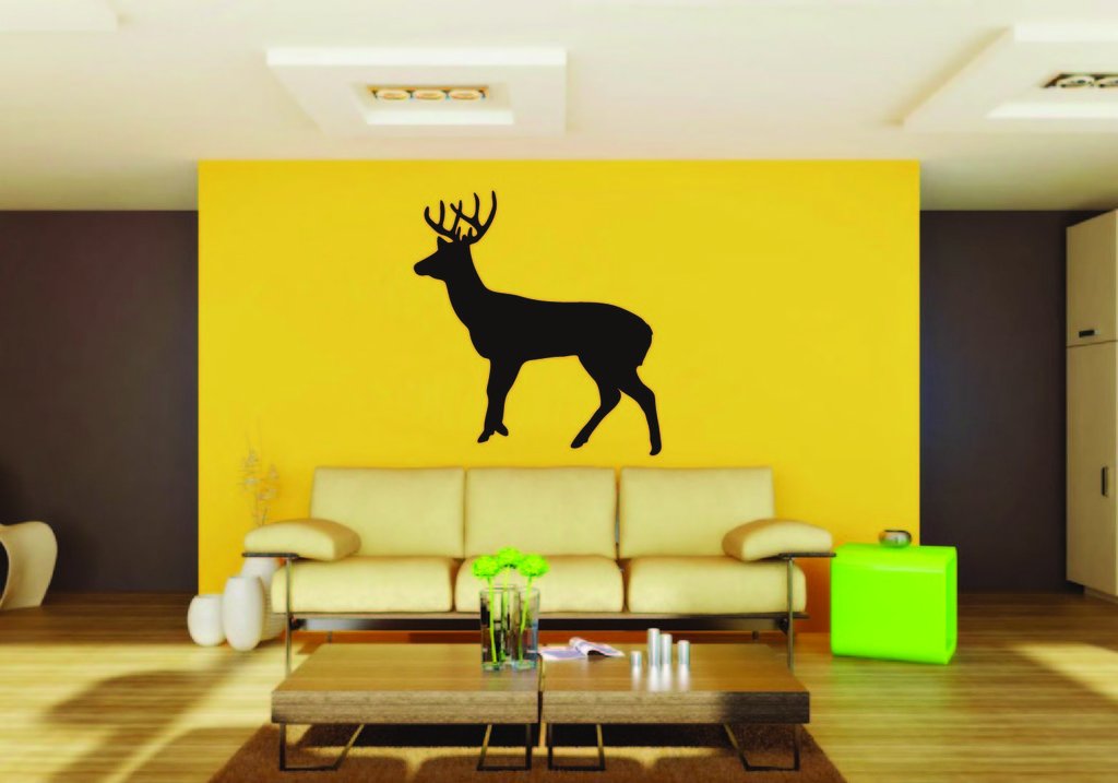 Picniva Deer Buck Style 11 Removable Vinyl Wall Decal