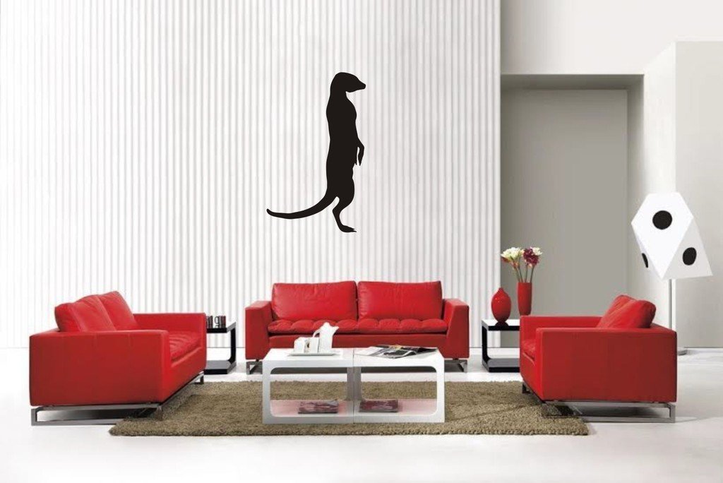 Picniva Meerkat Style7 Wall Decal Removable Home Decor