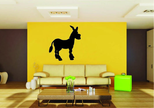 Picniva Donkey Sty6a Vinyl Wall Decal, Approx 22 x 23.78 in, Removable