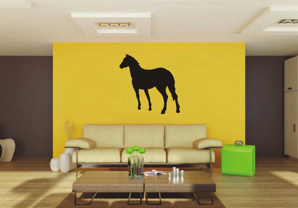 Picniva Horse Sty18 Vinyl Wall Decal, Approx 22 x 21.99 in, Removable