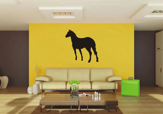 Picniva Horse Sty18 Vinyl Wall Decal, Approx 22 x 21.99 in, Removable