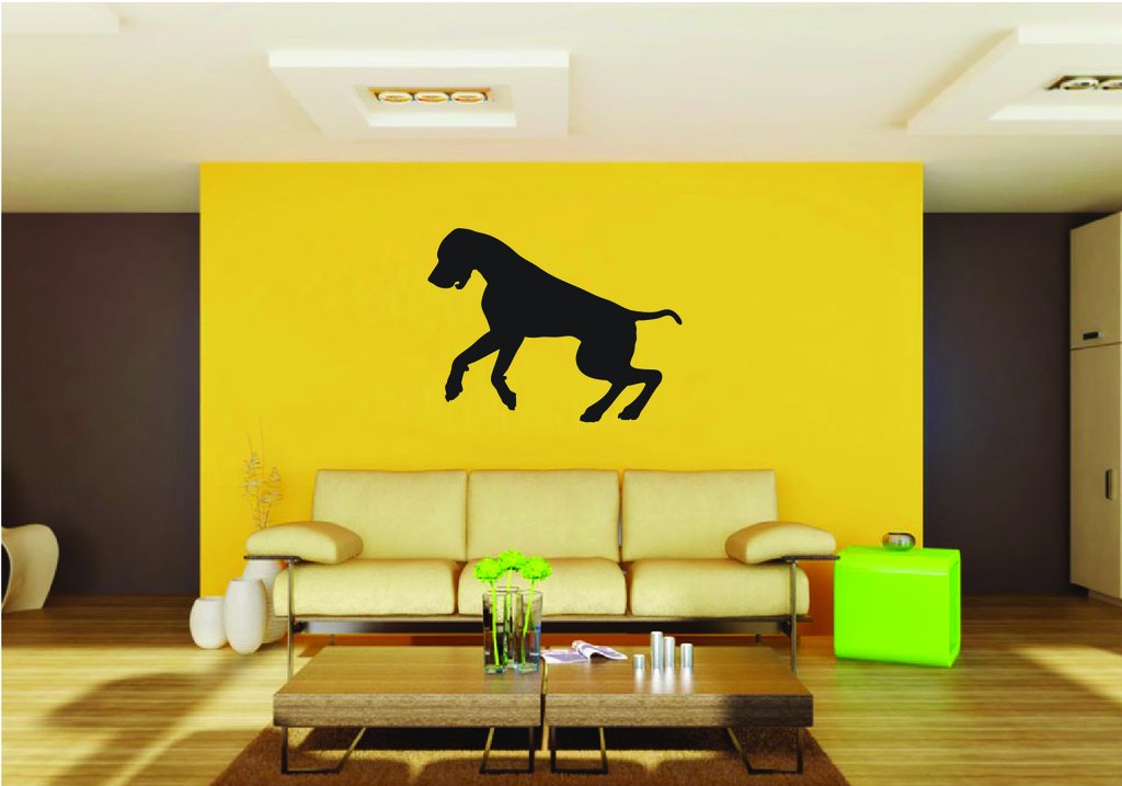 Picniva Hound Dog Style 25 Removable Vinyl Wall Decal