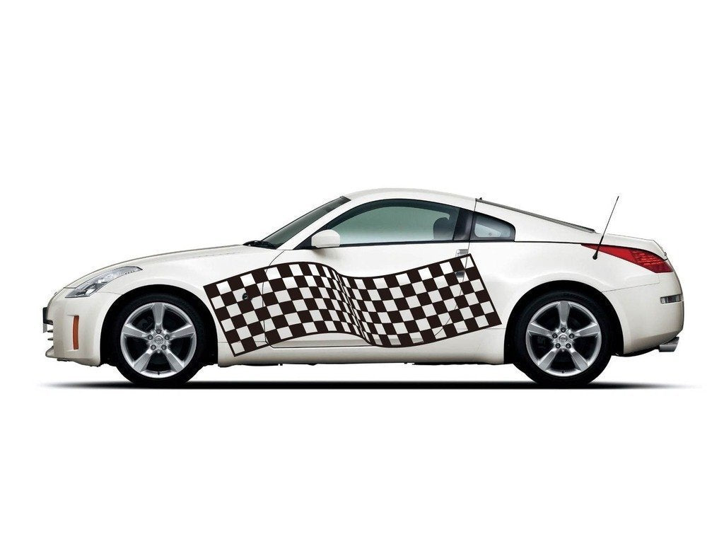 Picniva sty522Car Body Side Stripes Vinyl Graphics Sticker Decals 2 Pcs