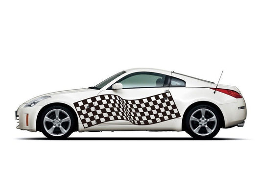 Picniva sty522Car Body Side Stripes Vinyl Graphics Sticker Decals 2 Pcs