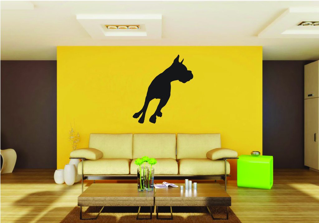 Picniva Boxer Dog Style 41 Removable Vinyl Wall Decal