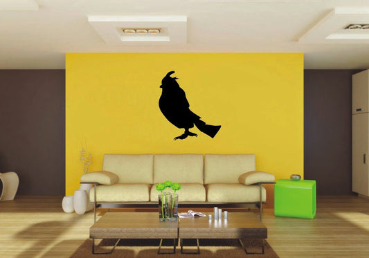 Picniva Horned Owl Sty3 Vinyl Wall Decal, Approx 22 x 24.56 in, Removable