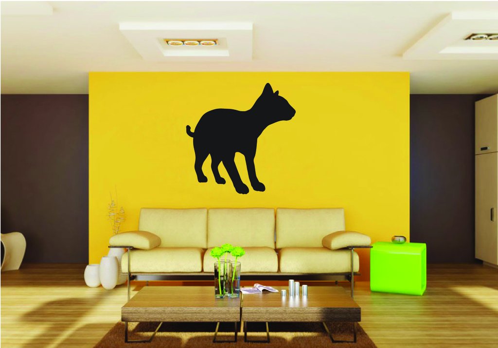 Picniva Siamese Cat Style 3 Removable Vinyl Wall Decal