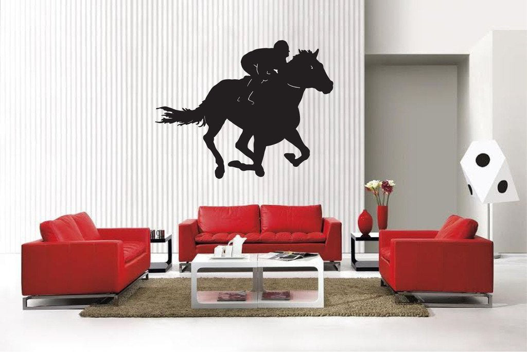 Picniva Matte Black Sport Style 8 Vinyl Wall Decal Athlete Decor