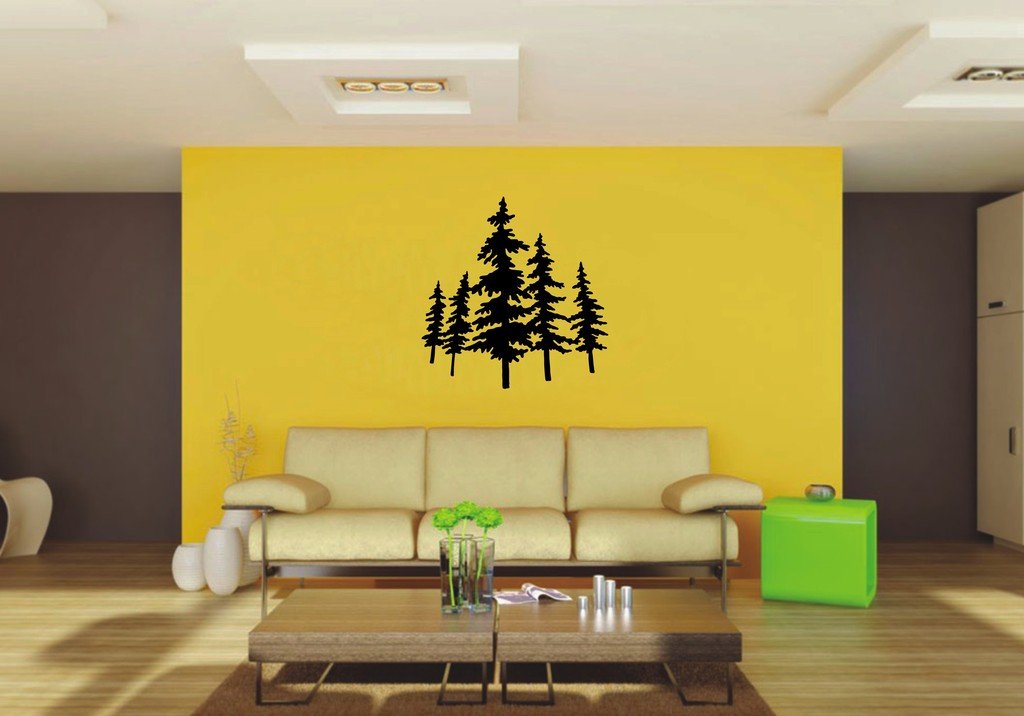 Picniva 22x22.67 Tree Style 14 Vinyl Wall Decal Nature