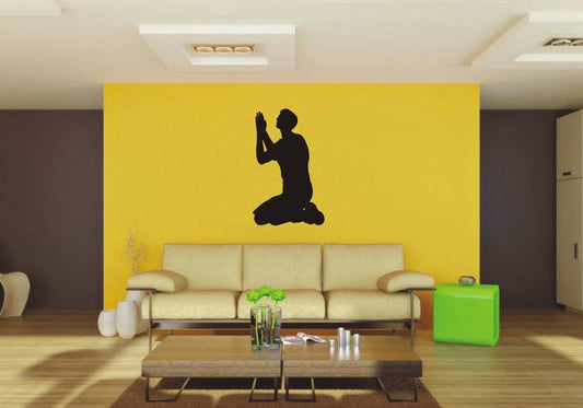 Picniva Man Sty7 Vinyl Wall Decal, Approx 22 x 35.83 in, Removable