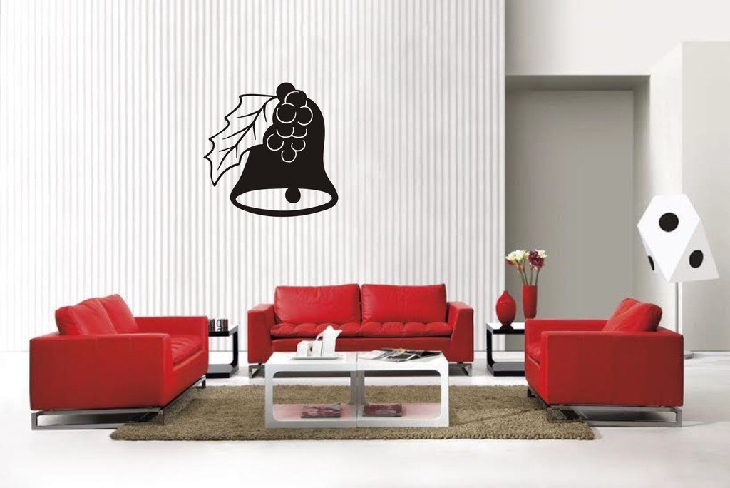 Picniva Xmas Bell Style2 Wall Decal Removable Home Decor