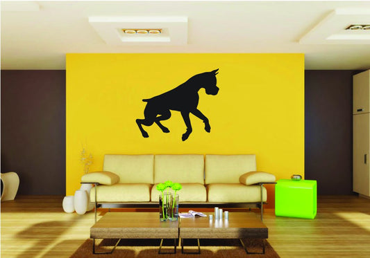 Picniva Boxer Dog Style 32 Removable Vinyl Wall Decal