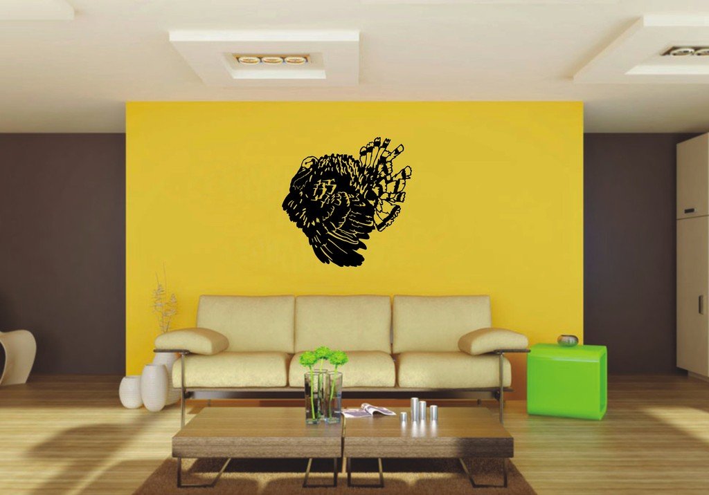 Picniva Turkey Sty2 Vinyl Wall Decal, Removable, Home Decor