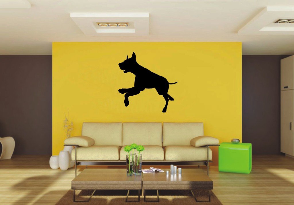 Picniva 22x22.43 Doberman Style 6a Vinyl Wall Decal Dog Breed
