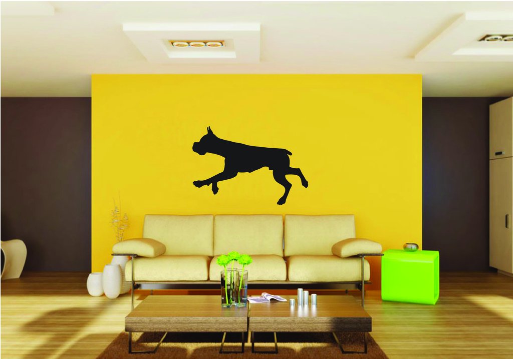 Picniva Boxer Dog Style 27 Removable Vinyl Wall Decal