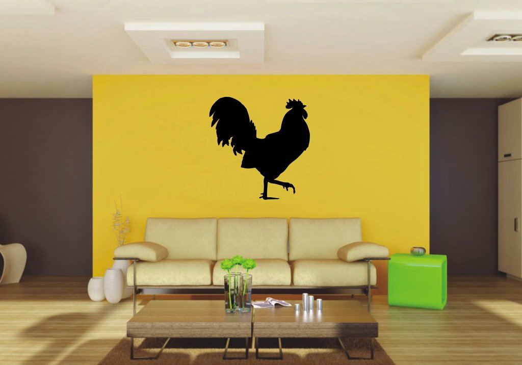 Picniva Rooster Sty7a Vinyl Wall Decal, Removable, Waterproof, Home Decor