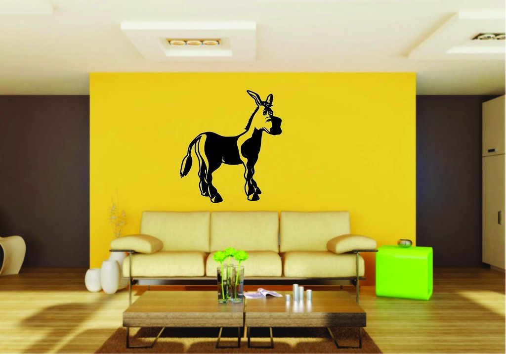Picniva Donkey Sty6 Vinyl Wall Decal, Removable, Home Decor